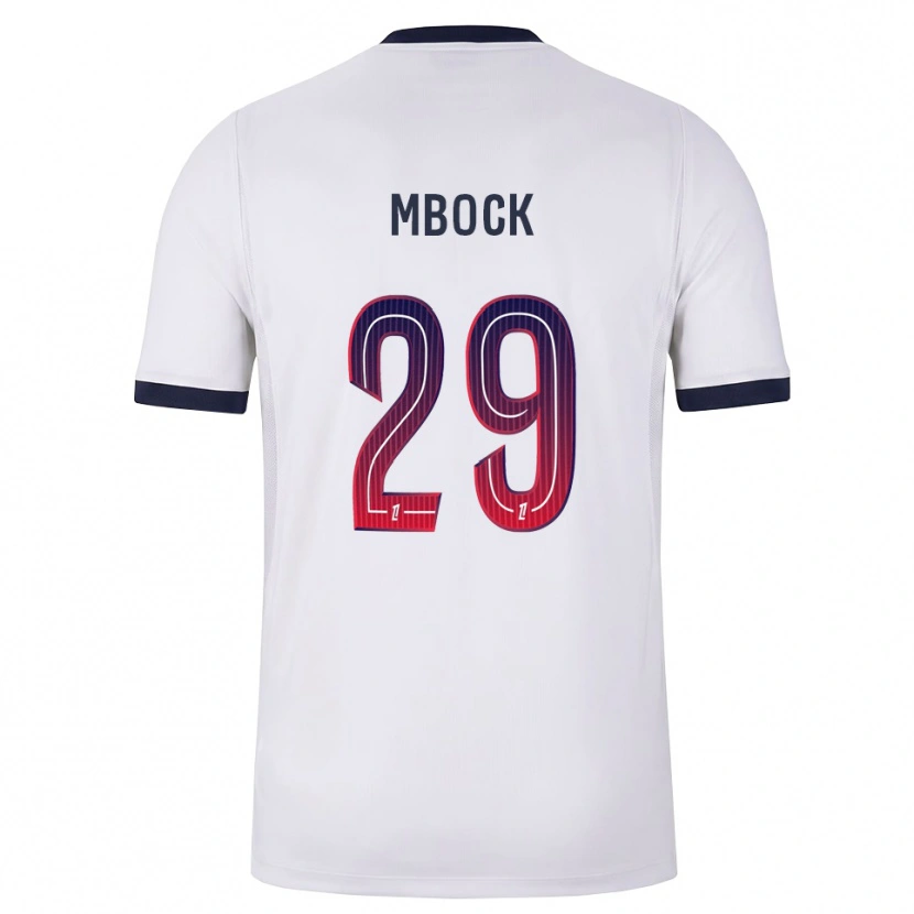Danxen Heren Griedge Mbock Bathy #29 Wit Zwart Rood Uitshirt Uittenue 2026/27 T-Shirt België