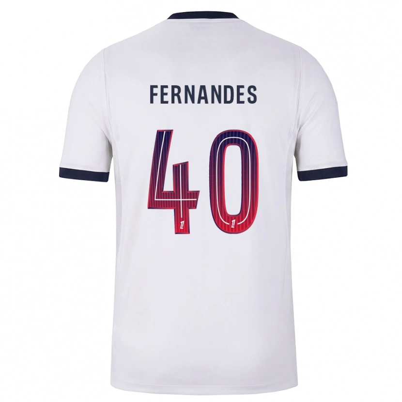 Danxen Heren Alyssa Fernandes #40 Wit Zwart Rood Uitshirt Uittenue 2026/27 T-Shirt België