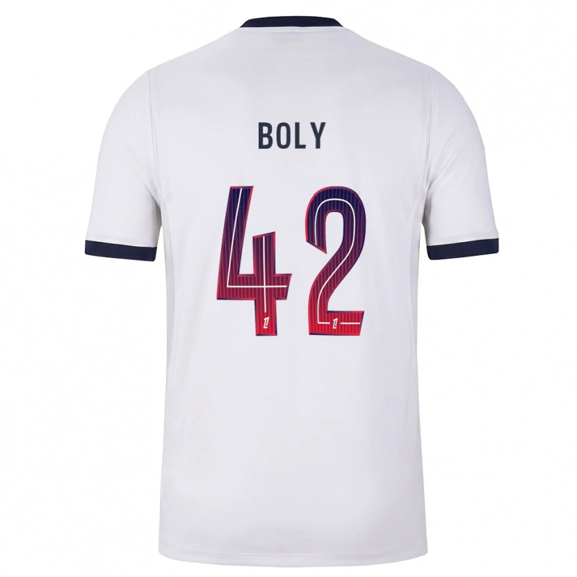 Danxen Heren David Boly #42 Wit Zwart Rood Uitshirt Uittenue 2026/27 T-Shirt België
