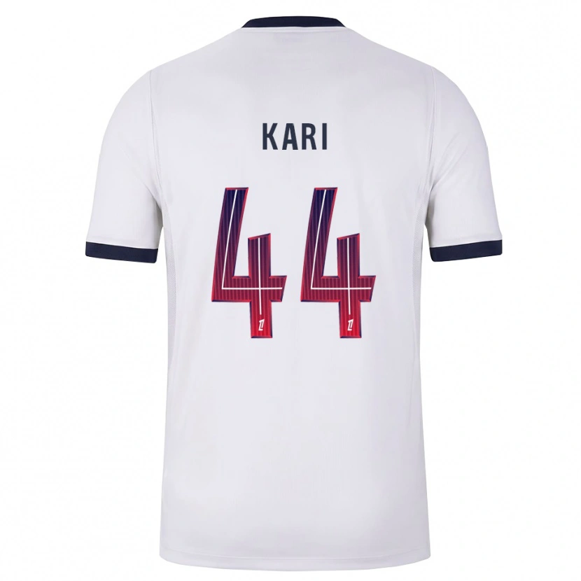 Danxen Heren Ayman Kari #44 Wit Zwart Rood Uitshirt Uittenue 2026/27 T-Shirt België