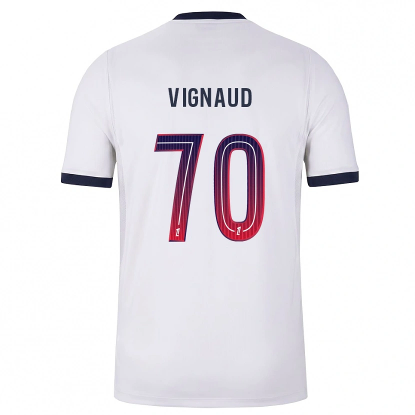 Danxen Heren Arthur Vignaud #70 Wit Zwart Rood Uitshirt Uittenue 2026/27 T-Shirt België