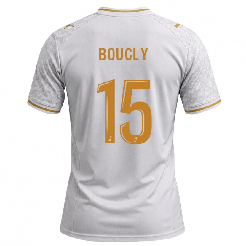 Danxen Heren Maïté Boucly #15 Wit Grijs Goudenrood Uitshirt Uittenue 2026/27 T-Shirt België