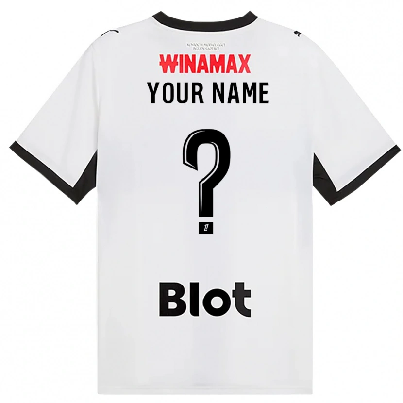 Danxen Heren Uw Naam #0 Zwart Wit Rood Uitshirt Uittenue 2026/27 T-Shirt België