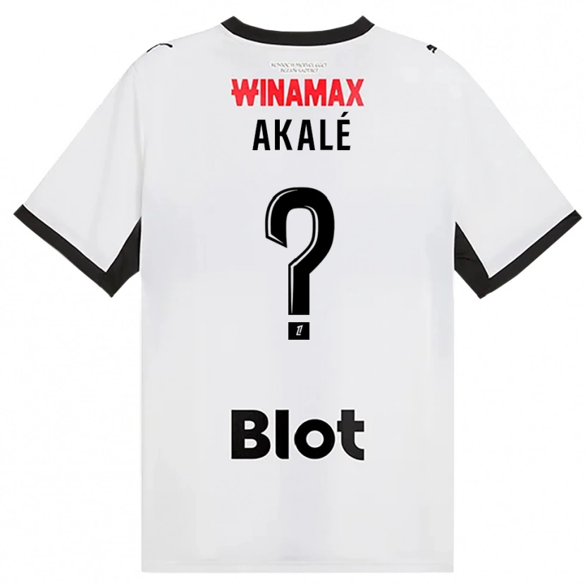 Danxen Heren Joakim Akalé #0 Zwart Wit Rood Uitshirt Uittenue 2026/27 T-Shirt België