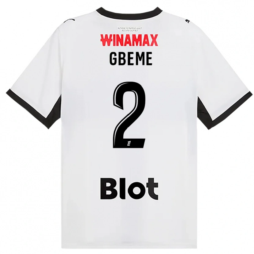 Danxen Heren Mervin Gbeme #2 Zwart Wit Rood Uitshirt Uittenue 2026/27 T-Shirt België