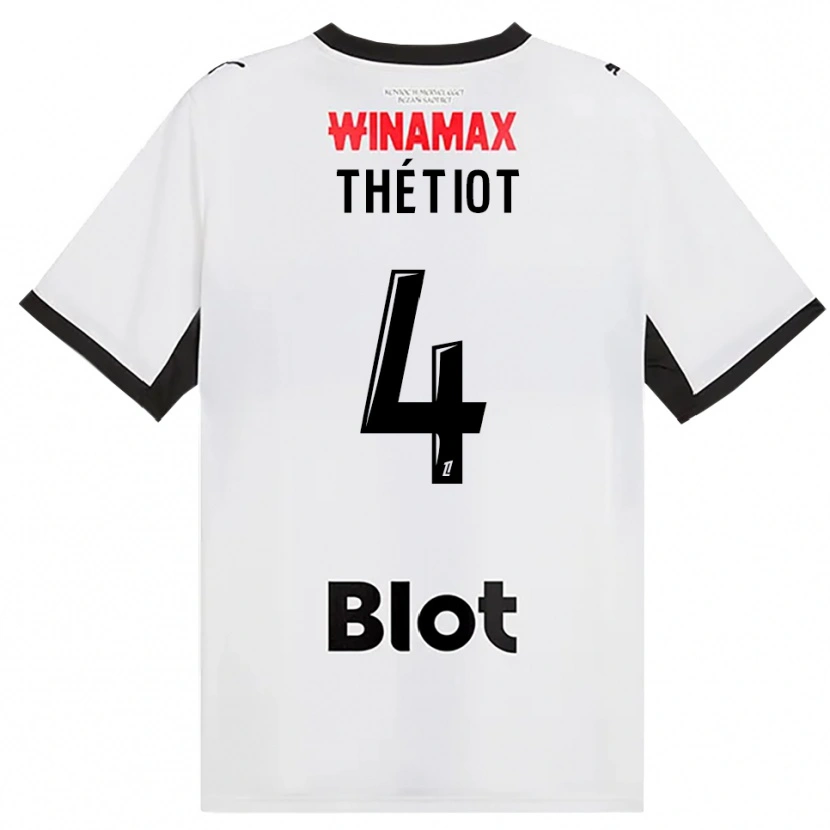Danxen Heren Firmin Thétiot #4 Zwart Wit Rood Uitshirt Uittenue 2026/27 T-Shirt België
