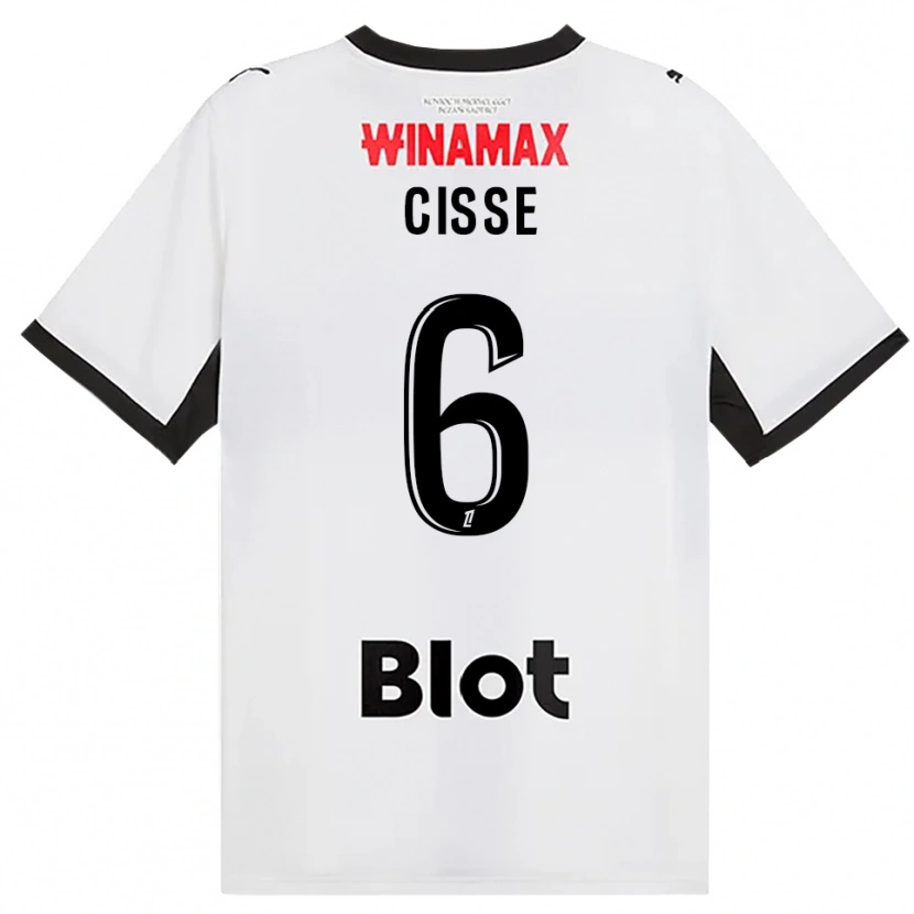 Danxen Heren Djaoui Cissé #6 Zwart Wit Rood Uitshirt Uittenue 2026/27 T-Shirt België
