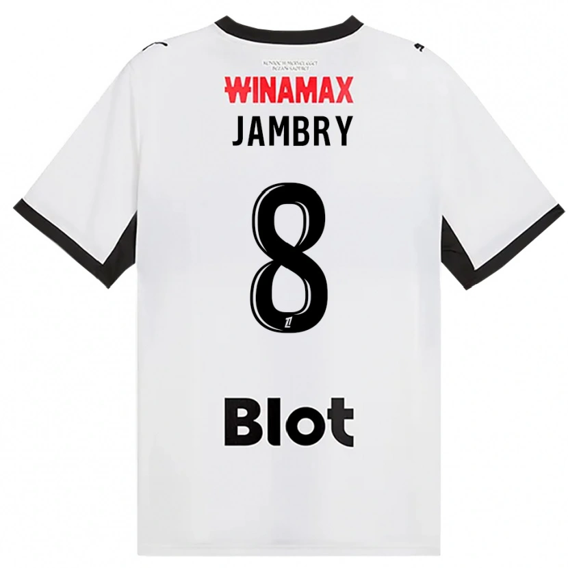 Danxen Heren Melvin Jambry #8 Zwart Wit Rood Uitshirt Uittenue 2026/27 T-Shirt België