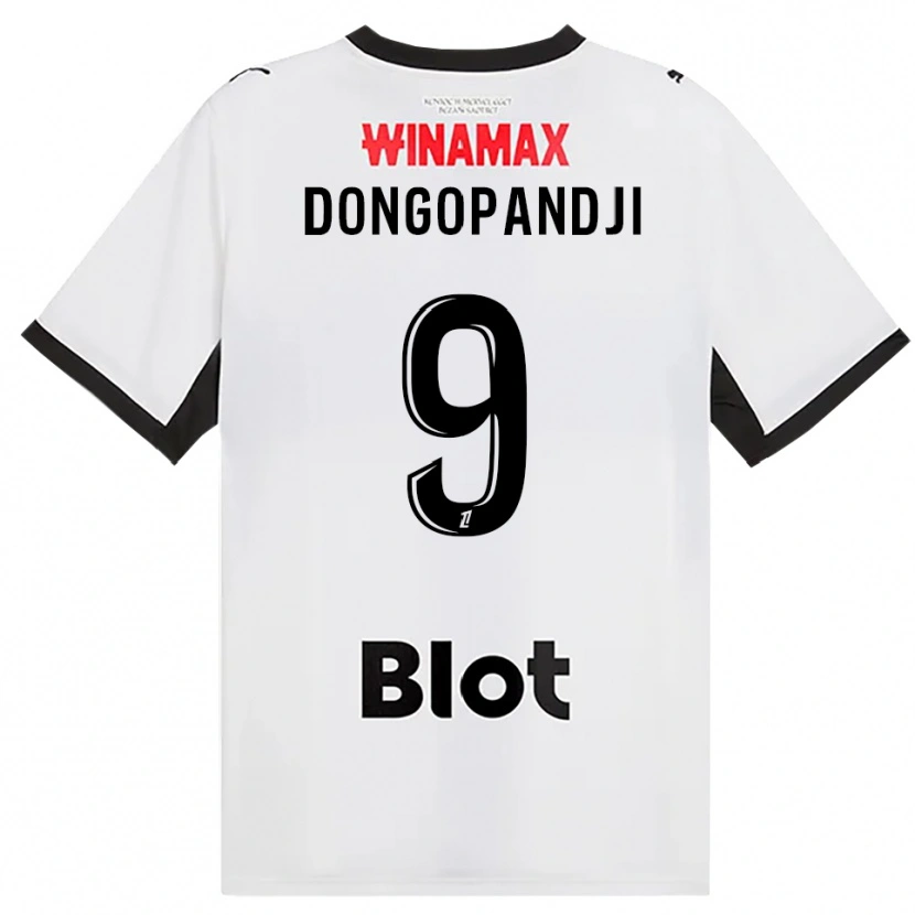 Danxen Heren Kelvin Dongopandji #9 Zwart Wit Rood Uitshirt Uittenue 2026/27 T-Shirt België