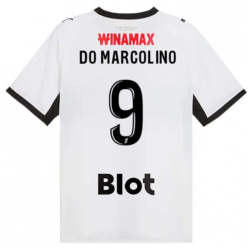 Danxen Heren Alan Do Marcolino #9 Zwart Wit Rood Uitshirt Uittenue 2026/27 T-Shirt België