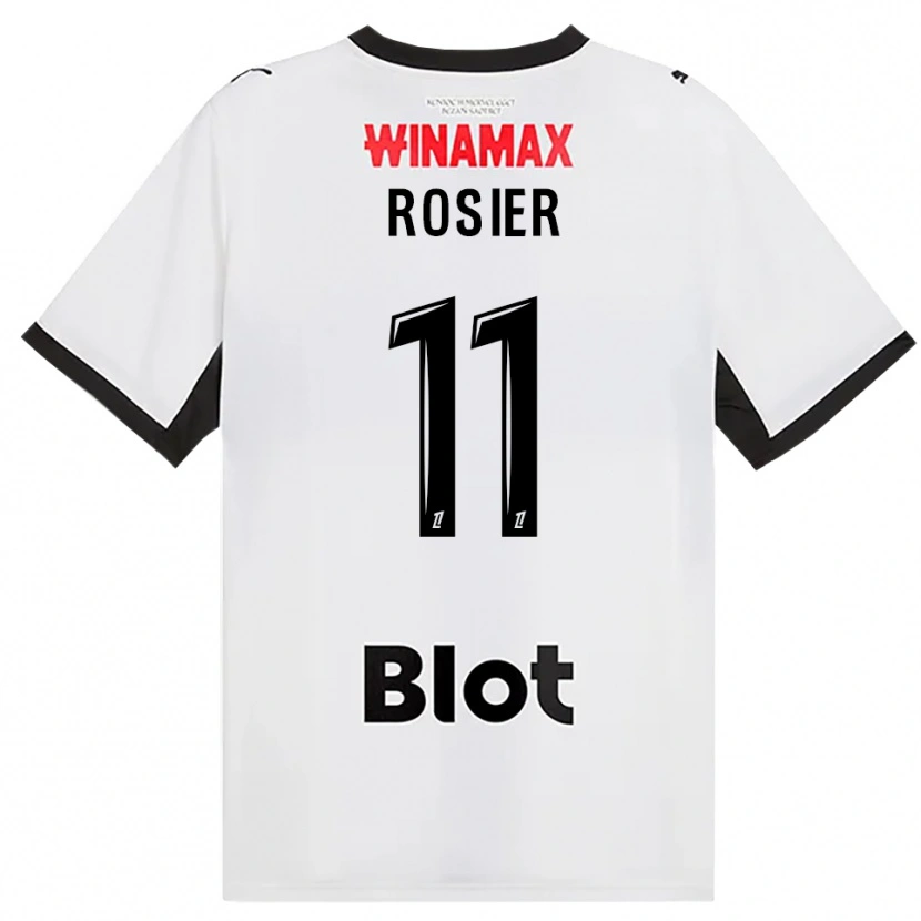 Danxen Heren Lucas Rosier #11 Zwart Wit Rood Uitshirt Uittenue 2026/27 T-Shirt België