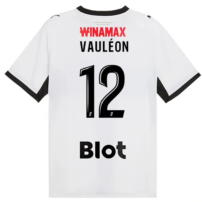 Danxen Heren Antoine Vauléon #12 Zwart Wit Rood Uitshirt Uittenue 2026/27 T-Shirt België