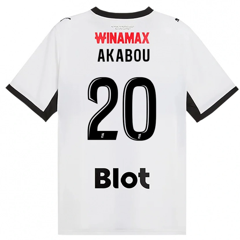 Danxen Heren Ayoub Akabou #20 Zwart Wit Rood Uitshirt Uittenue 2026/27 T-Shirt België