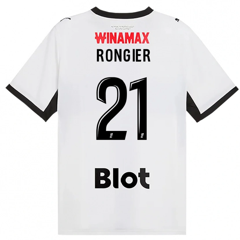 Danxen Heren Valentin Rongier #21 Zwart Wit Rood Uitshirt Uittenue 2026/27 T-Shirt België