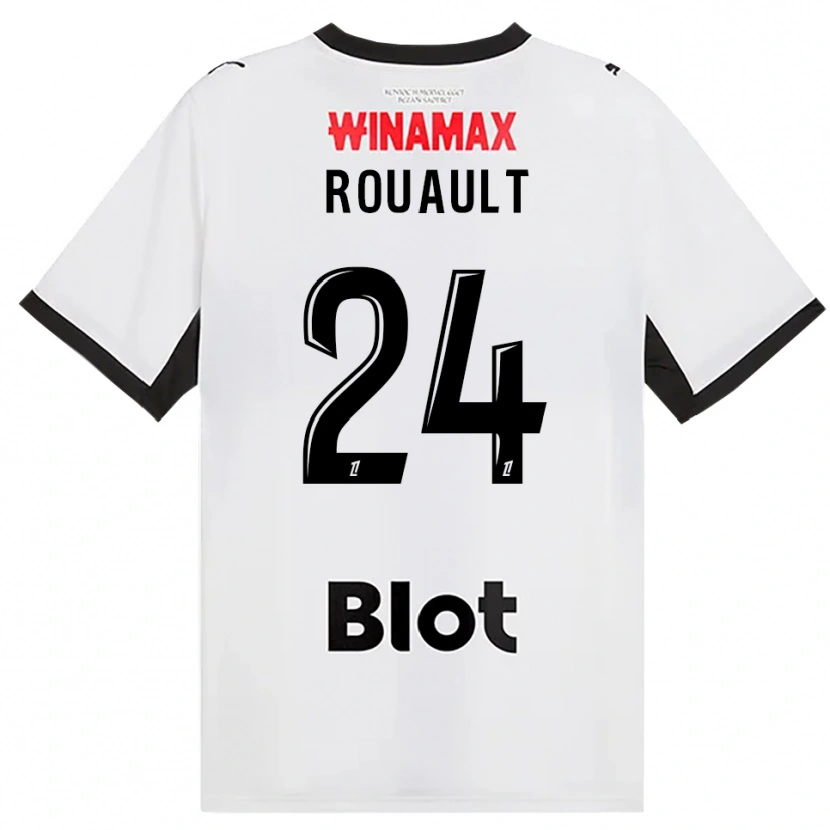Danxen Heren Anthony Rouault #24 Zwart Wit Rood Uitshirt Uittenue 2026/27 T-Shirt België