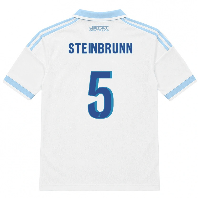 Danxen Heren Théo Steinbrunn #5 Licht Hemelsblauw Wit Rood Uitshirt Uittenue 2026/27 T-Shirt België