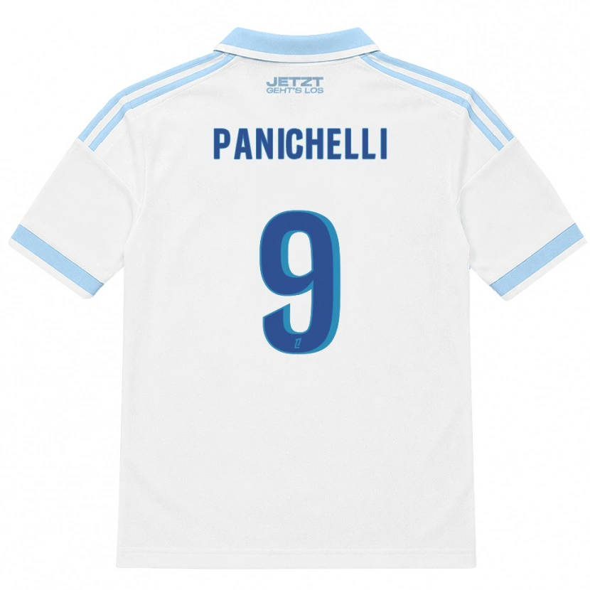 Danxen Heren Joaquín Panichelli #9 Licht Hemelsblauw Wit Rood Uitshirt Uittenue 2026/27 T-Shirt België