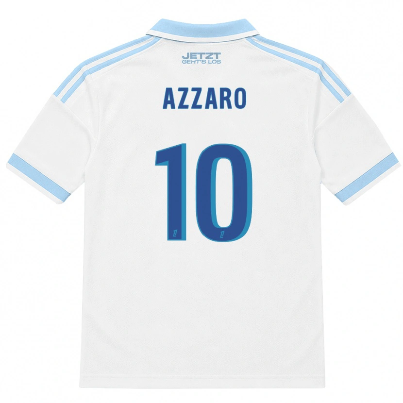 Danxen Heren Lorena Azzaro #10 Licht Hemelsblauw Wit Rood Uitshirt Uittenue 2026/27 T-Shirt België