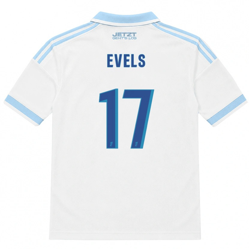 Danxen Heren Emily Evels #17 Licht Hemelsblauw Wit Rood Uitshirt Uittenue 2026/27 T-Shirt België