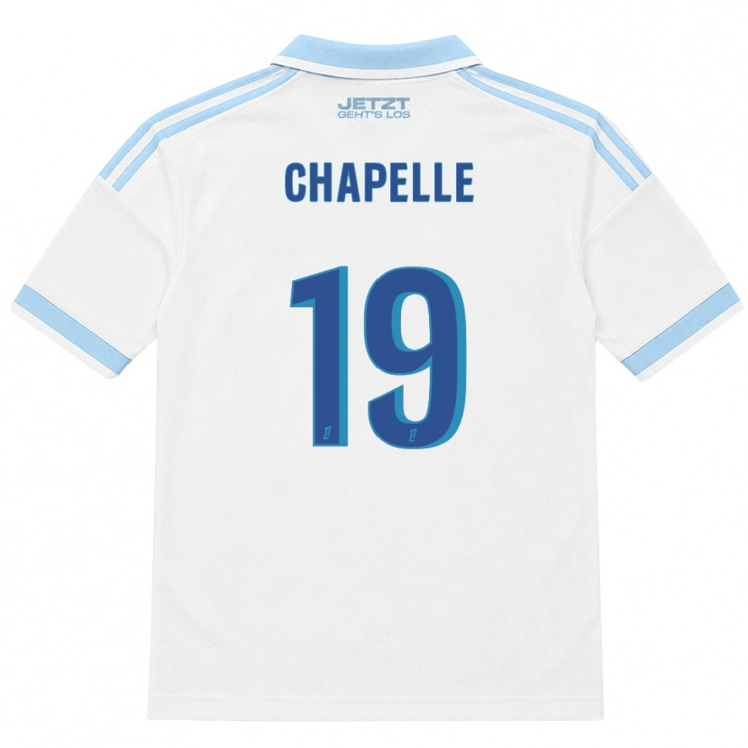 Danxen Heren Kenza Chapelle #19 Licht Hemelsblauw Wit Rood Uitshirt Uittenue 2026/27 T-Shirt België