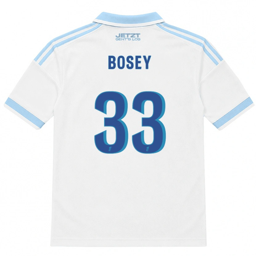 Danxen Heren Jean-Baptiste Bosey #33 Licht Hemelsblauw Wit Rood Uitshirt Uittenue 2026/27 T-Shirt België