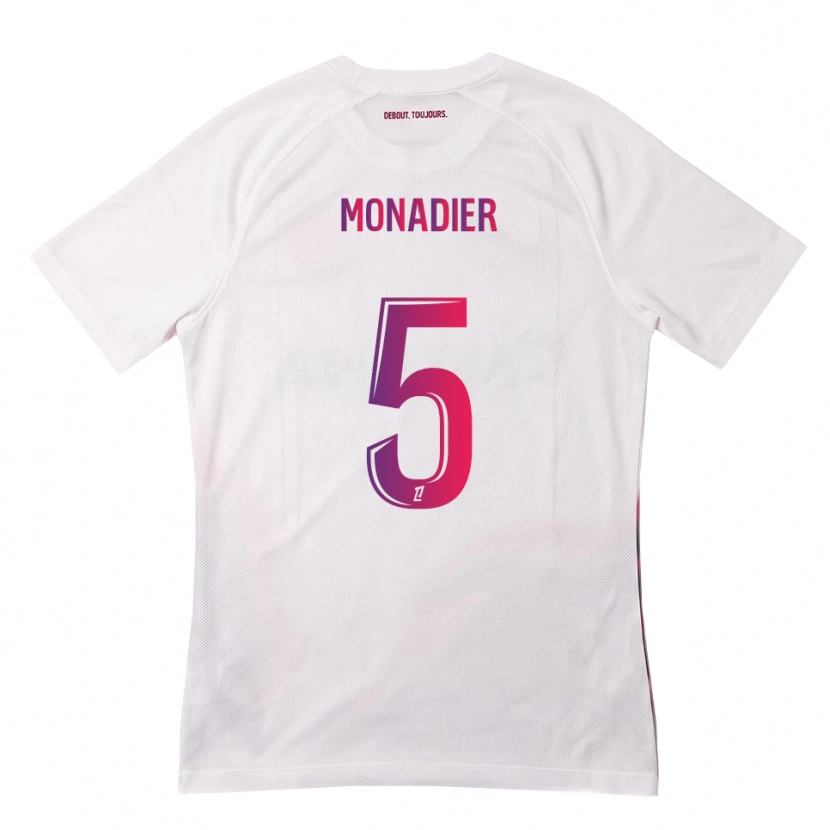 Danxen Heren Pauline Monadier #5 Wit Roze Paars Uitshirt Uittenue 2026/27 T-Shirt België