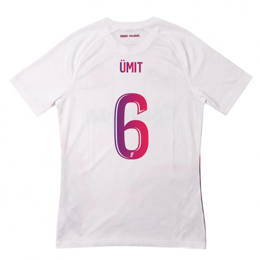 Danxen Heren Ümit Akdağ #6 Wit Roze Paars Uitshirt Uittenue 2026/27 T-Shirt België