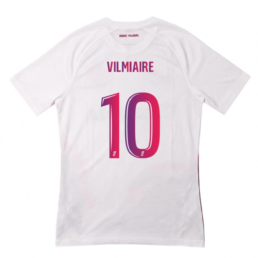 Danxen Heren Kelly Vilmiaire #10 Wit Roze Paars Uitshirt Uittenue 2026/27 T-Shirt België