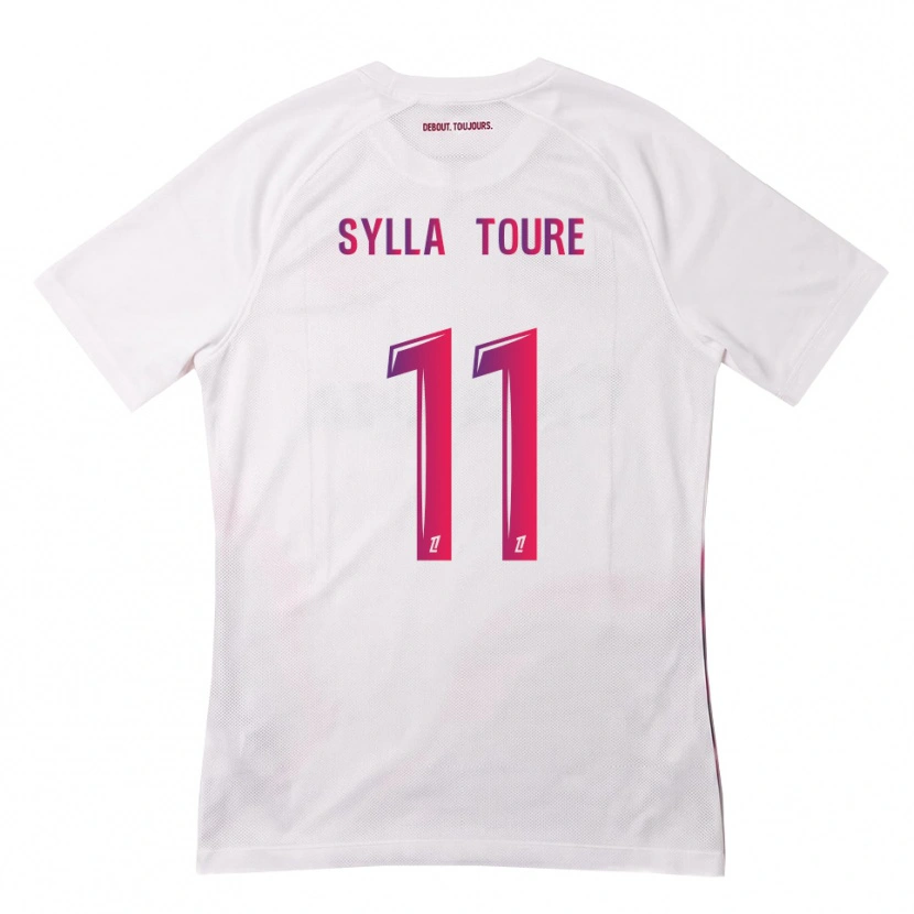 Danxen Heren Ismael Sylla Touré #11 Wit Roze Paars Uitshirt Uittenue 2026/27 T-Shirt België