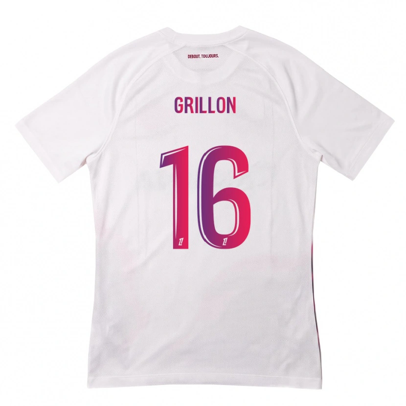 Danxen Heren Gaëlle Grillon #16 Wit Roze Paars Uitshirt Uittenue 2026/27 T-Shirt België