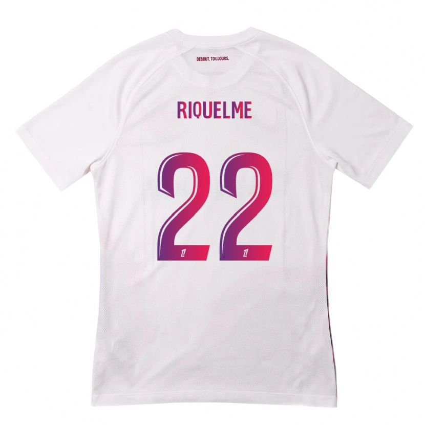 Danxen Heren Laura Riquelme #22 Wit Roze Paars Uitshirt Uittenue 2026/27 T-Shirt België