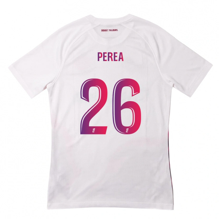 Danxen Heren Marine Perea #26 Wit Roze Paars Uitshirt Uittenue 2026/27 T-Shirt België