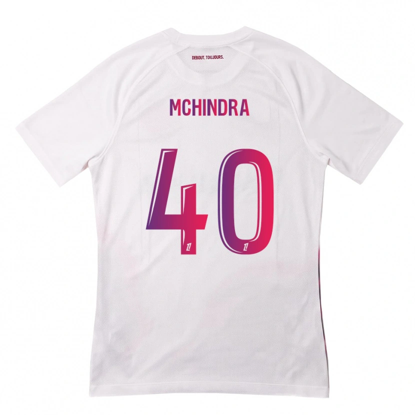 Danxen Heren Naime Said Mchindra #40 Wit Roze Paars Uitshirt Uittenue 2026/27 T-Shirt België