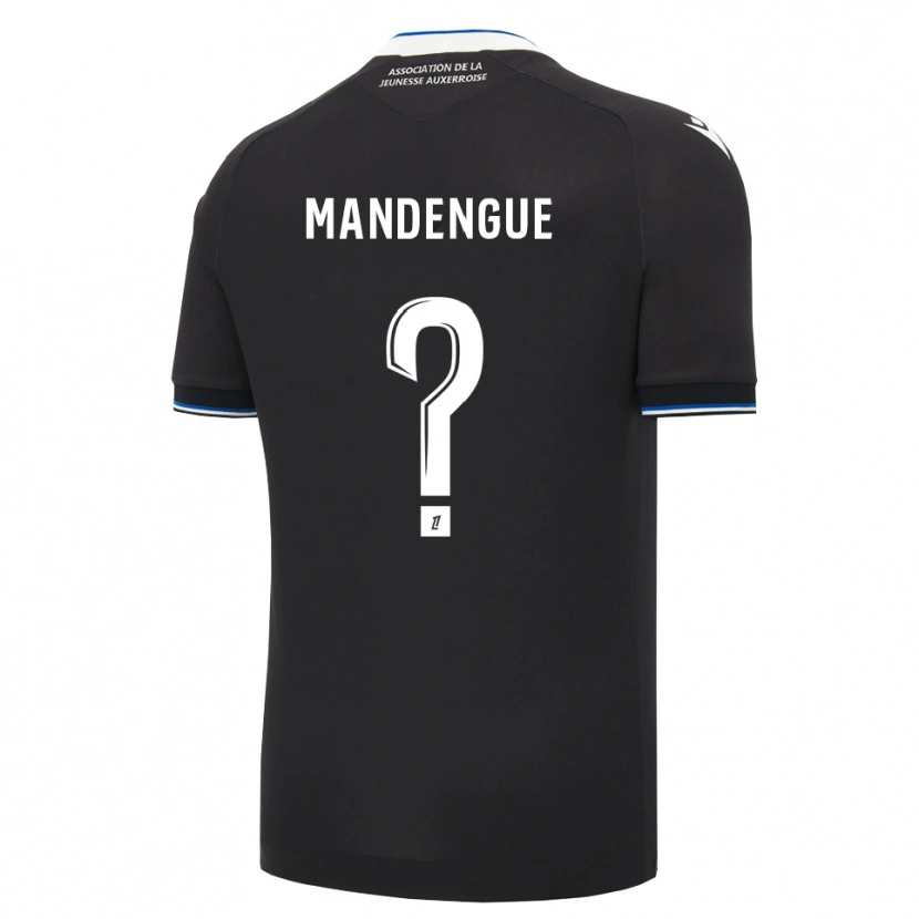 Danxen Heren Rayan Mandengue #0 Zwart Blauw Wit Uitshirt Uittenue 2026/27 T-Shirt België