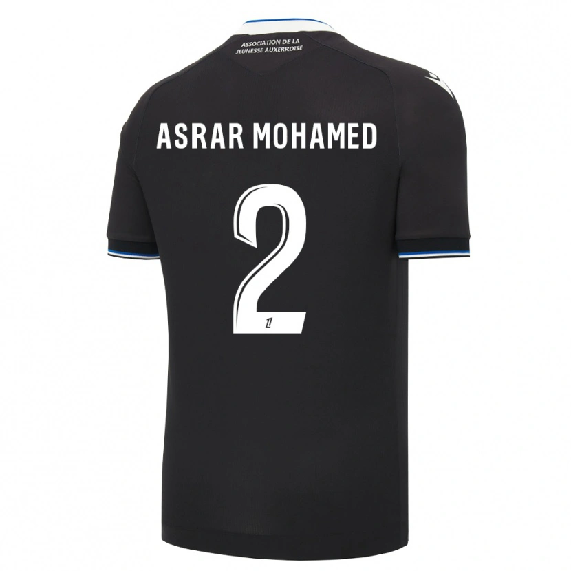 Danxen Heren El Asrar Mohamed #2 Zwart Blauw Wit Uitshirt Uittenue 2026/27 T-Shirt België