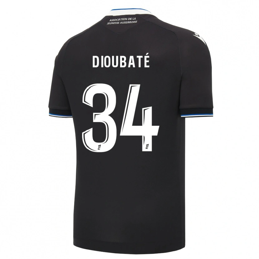 Danxen Heren Lamfia Dioubaté #34 Zwart Blauw Wit Uitshirt Uittenue 2026/27 T-Shirt België