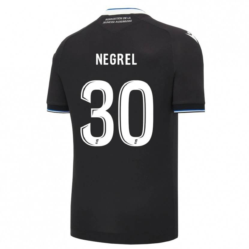 Danxen Heren Tom Negrel #30 Zwart Blauw Wit Uitshirt Uittenue 2026/27 T-Shirt België