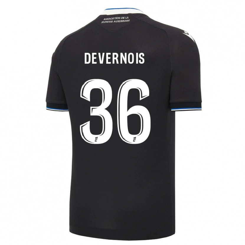 Danxen Heren Tidiane Devernois #36 Zwart Blauw Wit Uitshirt Uittenue 2026/27 T-Shirt België