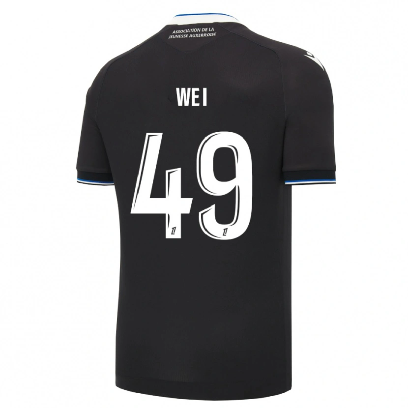 Danxen Heren Xiangxin Wei #49 Zwart Blauw Wit Uitshirt Uittenue 2026/27 T-Shirt België
