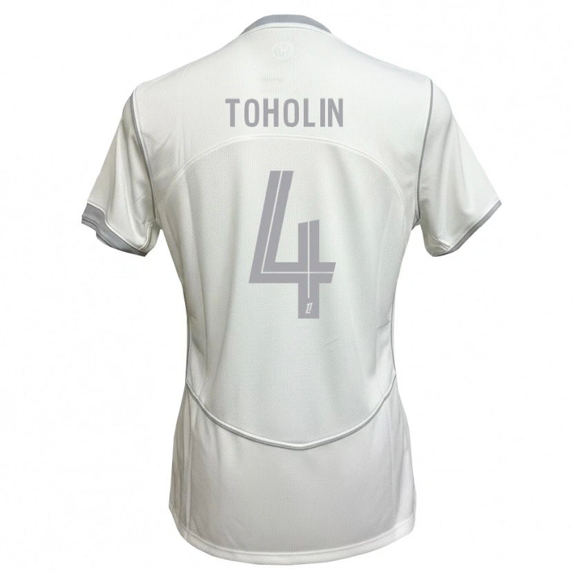 Danxen Heren Haris Toholin #4 Wit Grijs Uitshirt Uittenue 2026/27 T-Shirt België