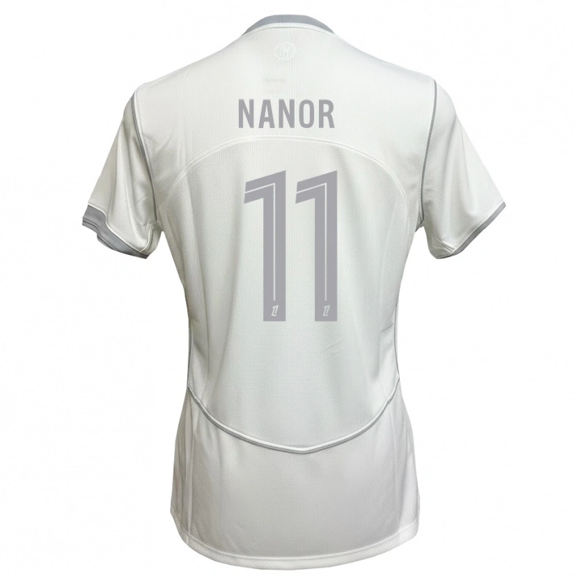 Danxen Heren Enzo Nanor #11 Wit Grijs Uitshirt Uittenue 2026/27 T-Shirt België