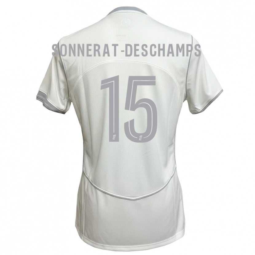 Danxen Heren Nattio Sonnerat #15 Wit Grijs Uitshirt Uittenue 2026/27 T-Shirt België