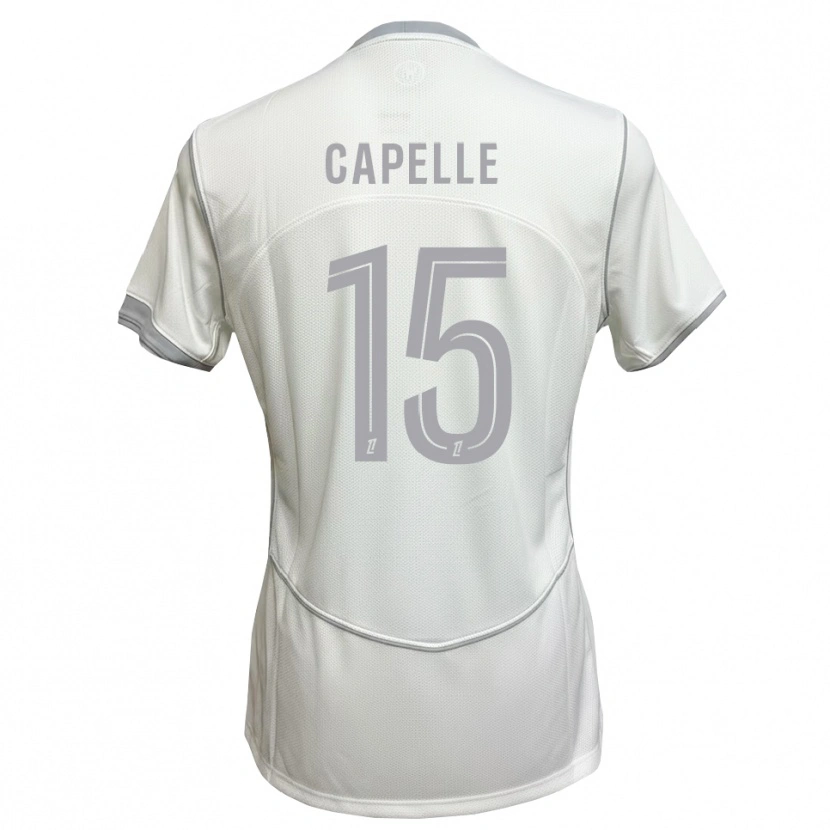Danxen Heren Pierrick Capelle #15 Wit Grijs Uitshirt Uittenue 2026/27 T-Shirt België