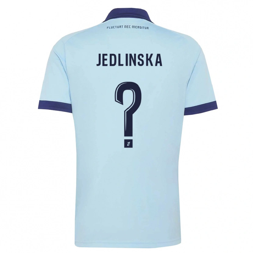 Danxen Heren Klaudia Jedlinska #0 Centaurieblauw Zwart Uitshirt Uittenue 2026/27 T-Shirt België