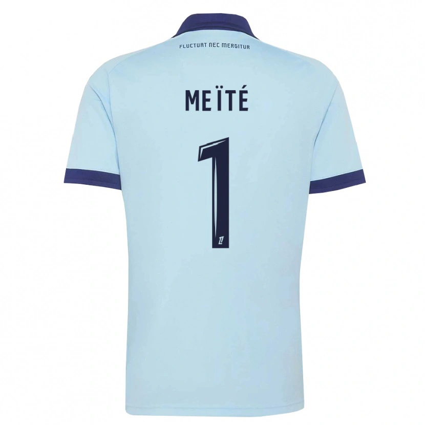 Danxen Heren Ibrahim Meïté #1 Centaurieblauw Zwart Uitshirt Uittenue 2026/27 T-Shirt België