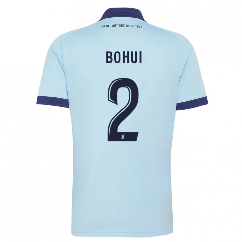 Danxen Heren Isaiah Bohui #2 Centaurieblauw Zwart Uitshirt Uittenue 2026/27 T-Shirt België