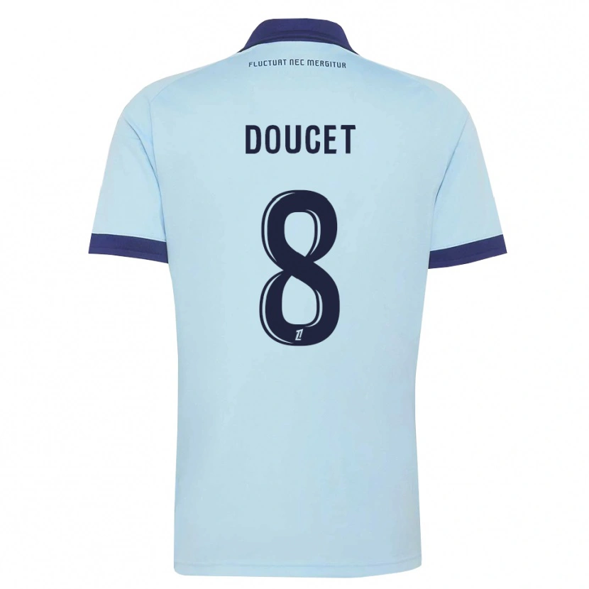 Danxen Heren Lohann Doucet #8 Centaurieblauw Zwart Uitshirt Uittenue 2026/27 T-Shirt België