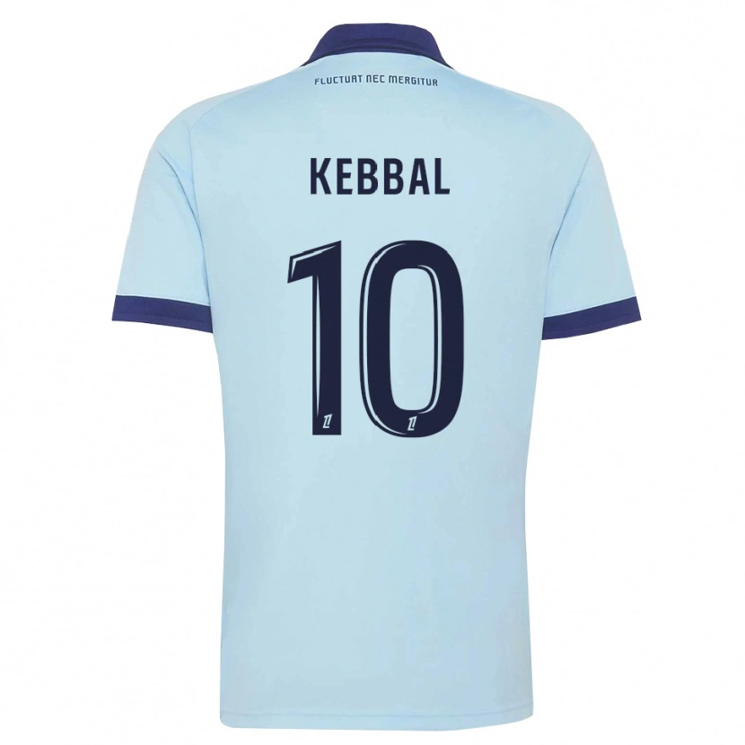 Danxen Heren Ilan Kebbal #10 Centaurieblauw Zwart Uitshirt Uittenue 2026/27 T-Shirt België