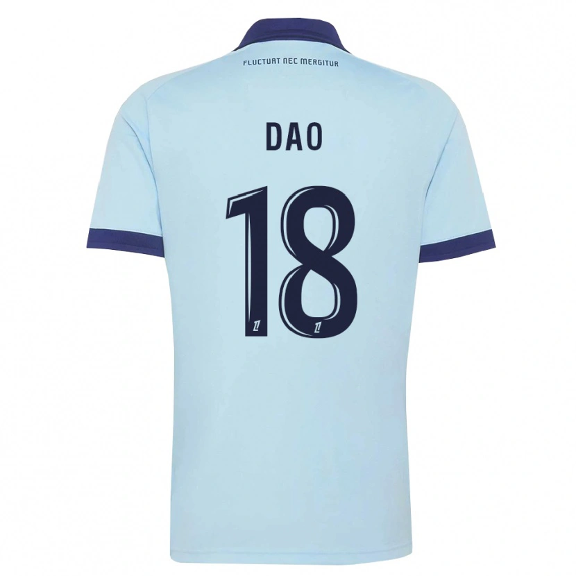 Danxen Heren Mohamed Dao #18 Centaurieblauw Zwart Uitshirt Uittenue 2026/27 T-Shirt België