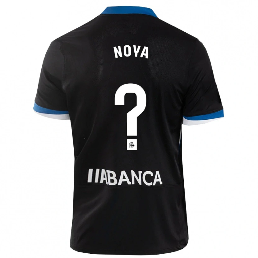 Danxen Heren Román Noya #0 Zwart Blauw Wit Uitshirt Uittenue 2026/27 T-Shirt België